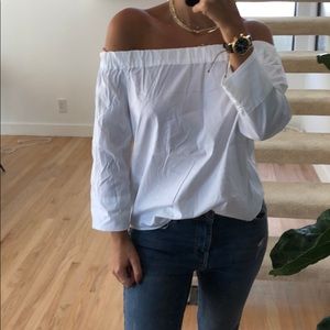 Zara Off The Shoulder Shirt
